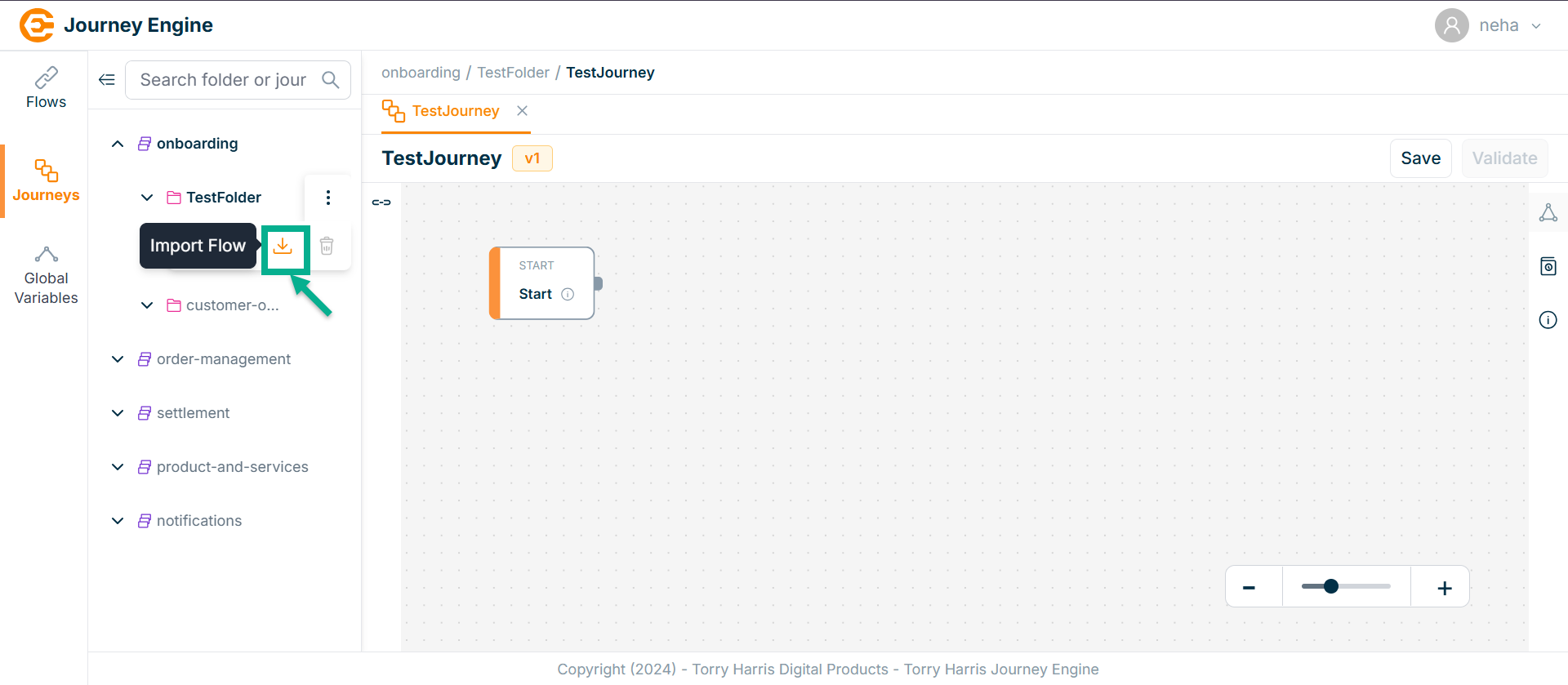 Import Journey