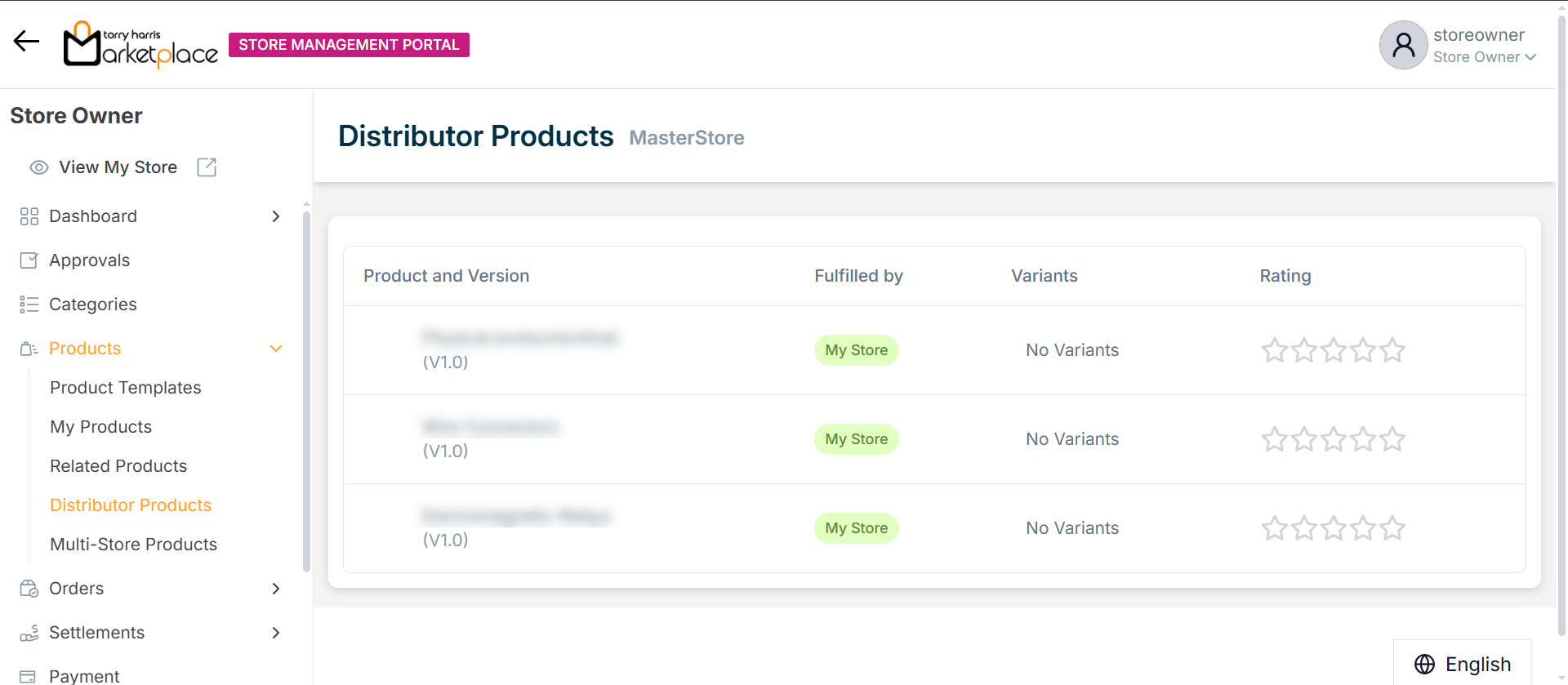 Distributor Products