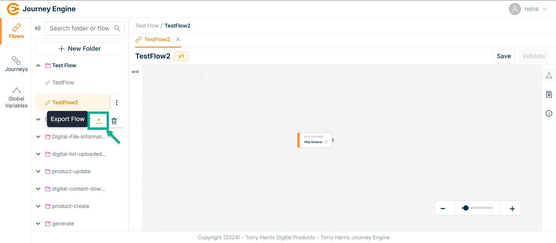 Export Flow