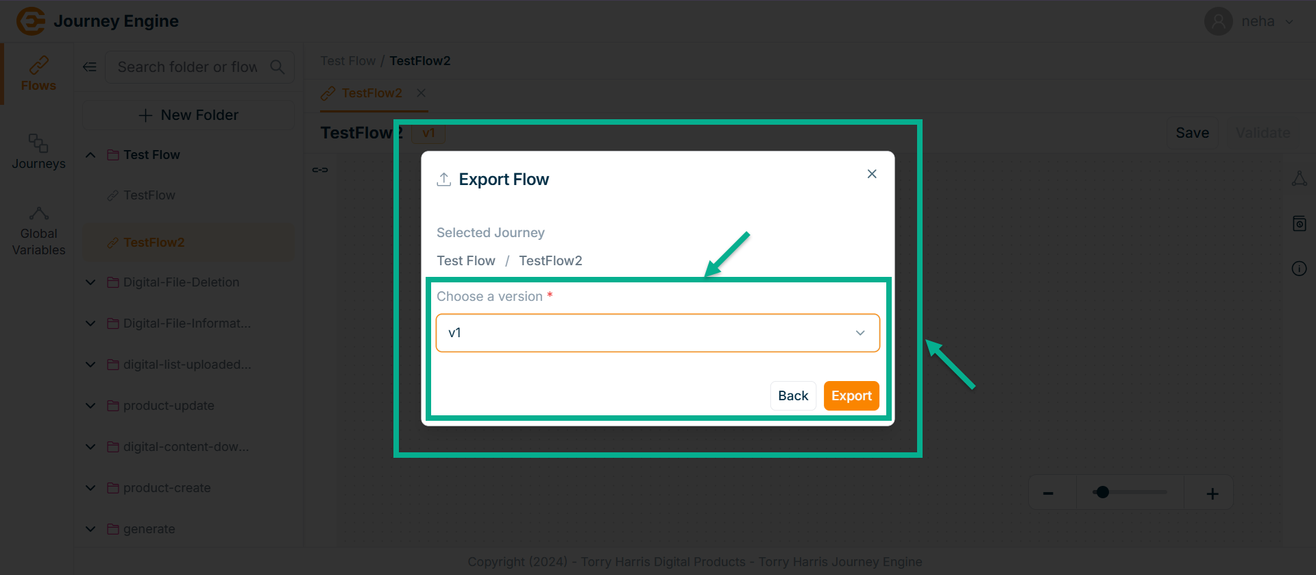 Export Flow