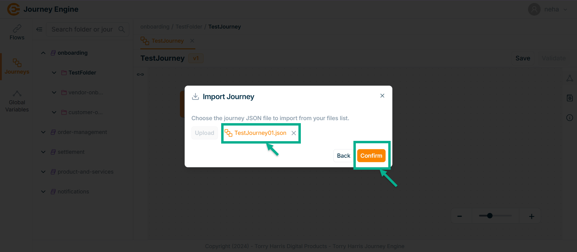 Import Journey
