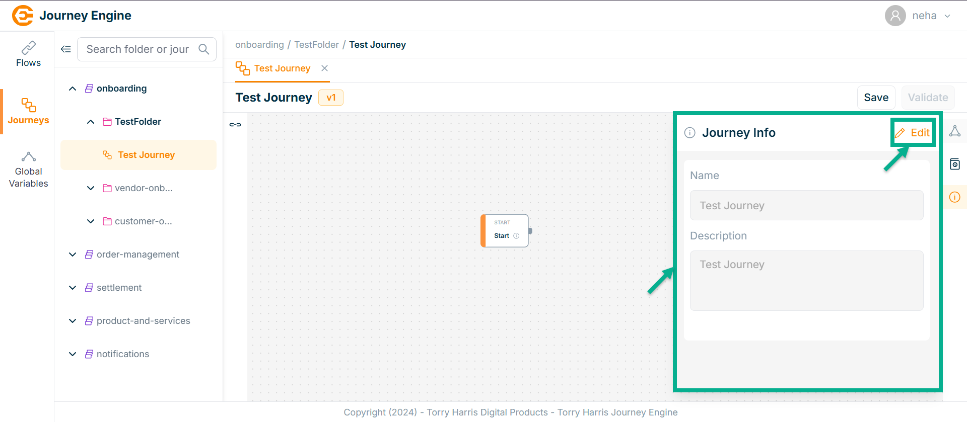 Journey Info