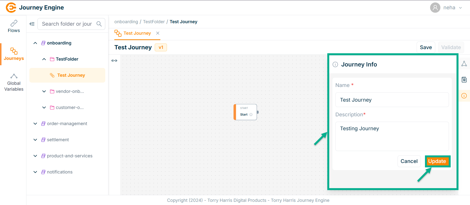 Journey Info