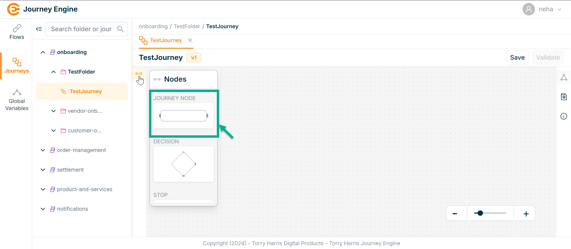Journey Node