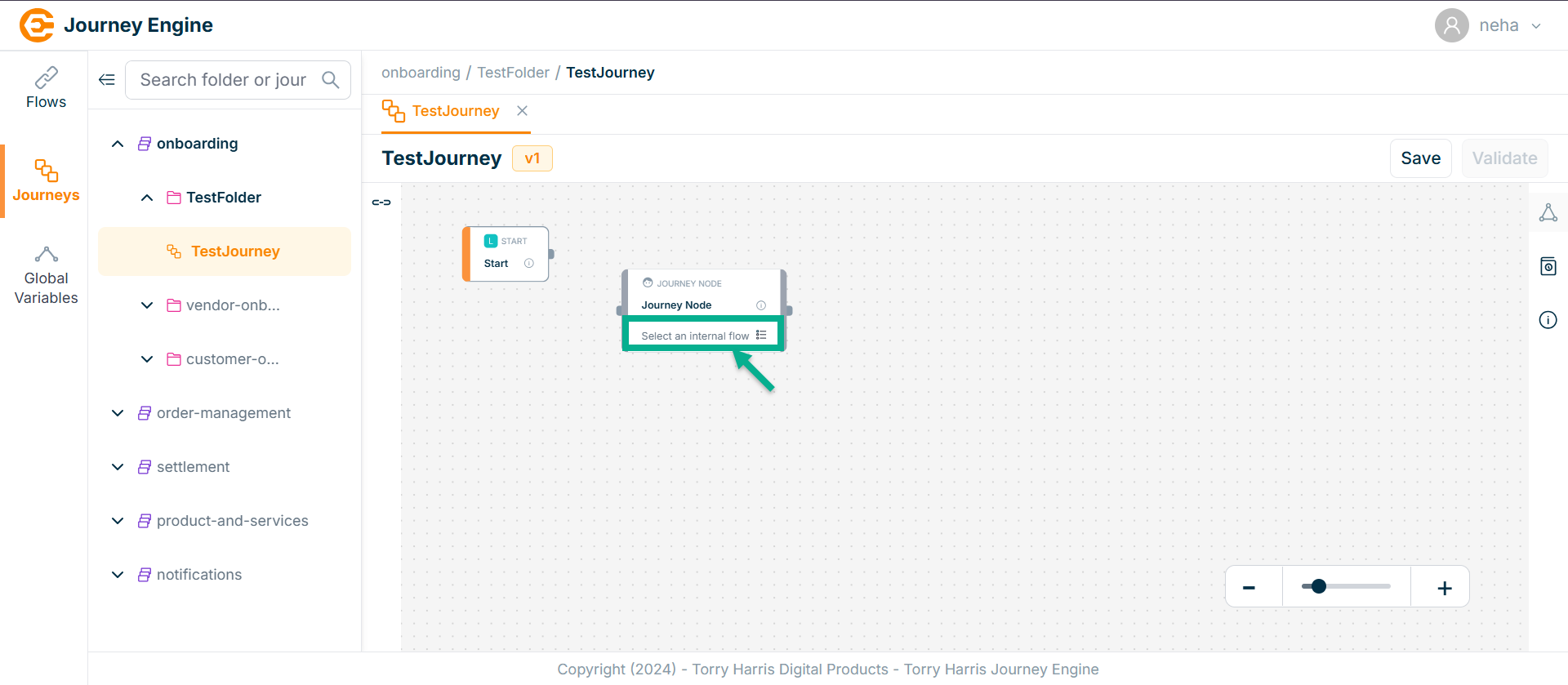 Journey Node