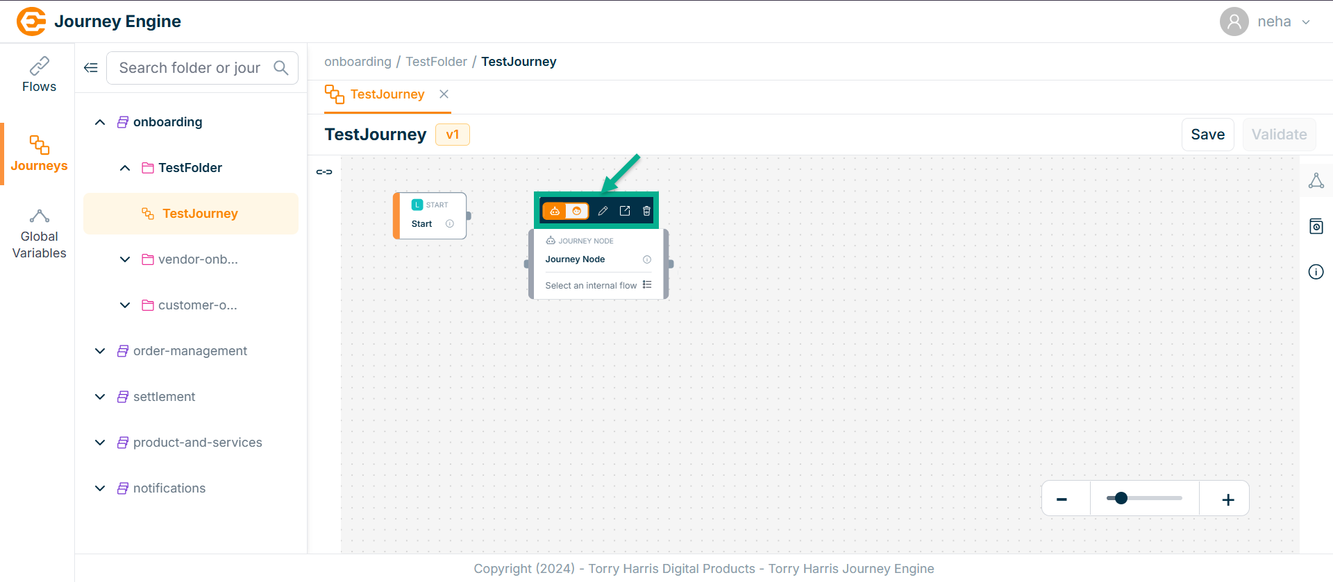 Journey Node