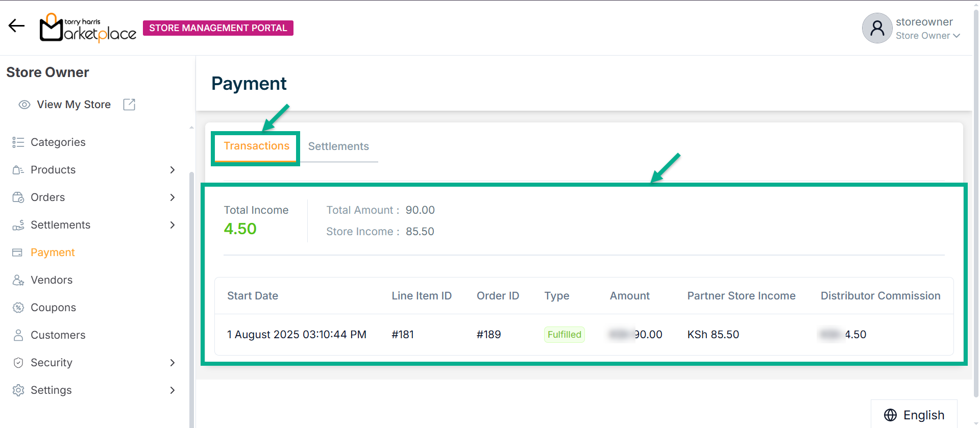 Payment