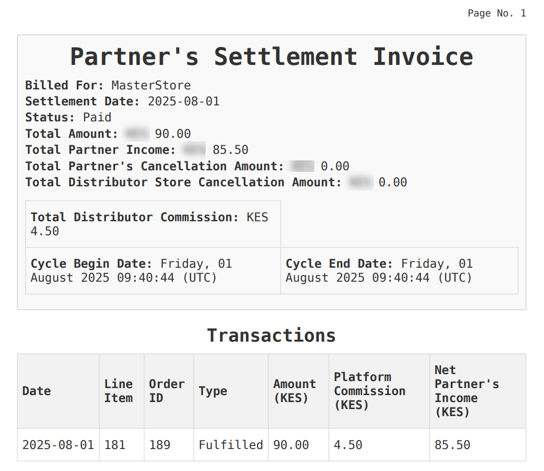 Payment