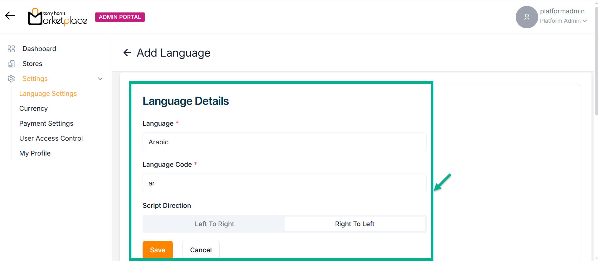 Add Languages