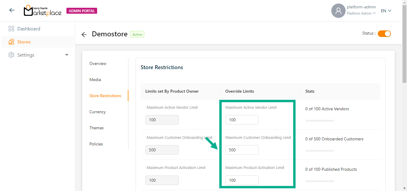 Store Setting2