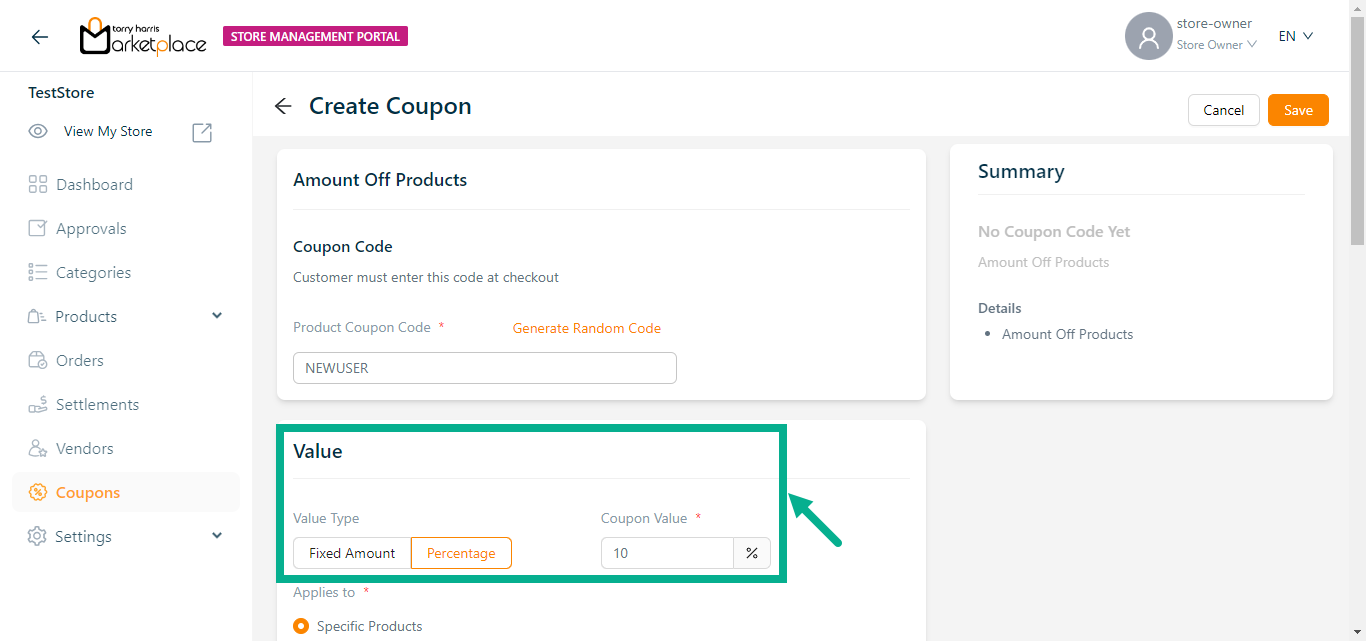 discountvaluepercentage