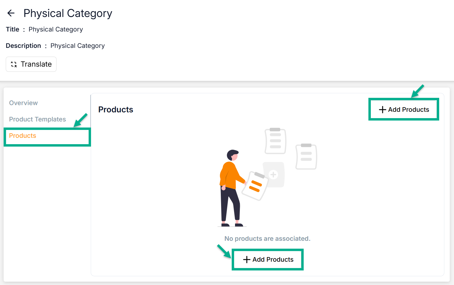 Added Product Template