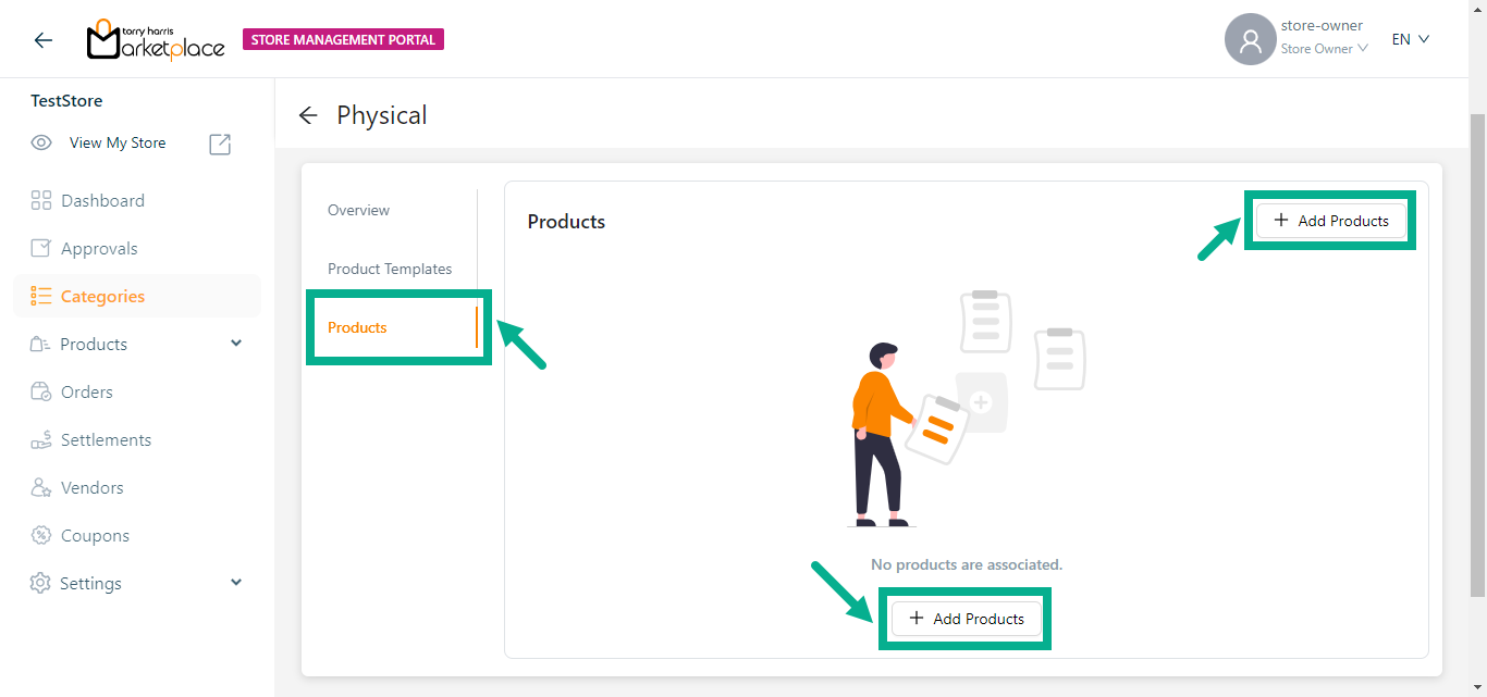 Added Product Template