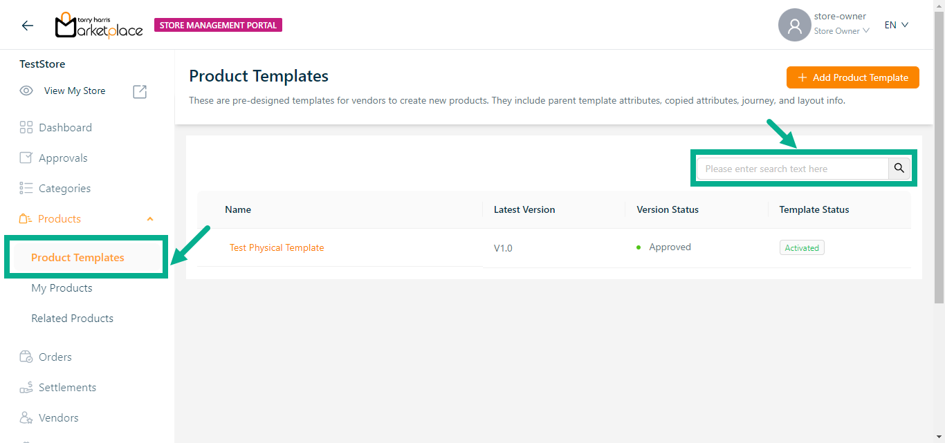 Product Template