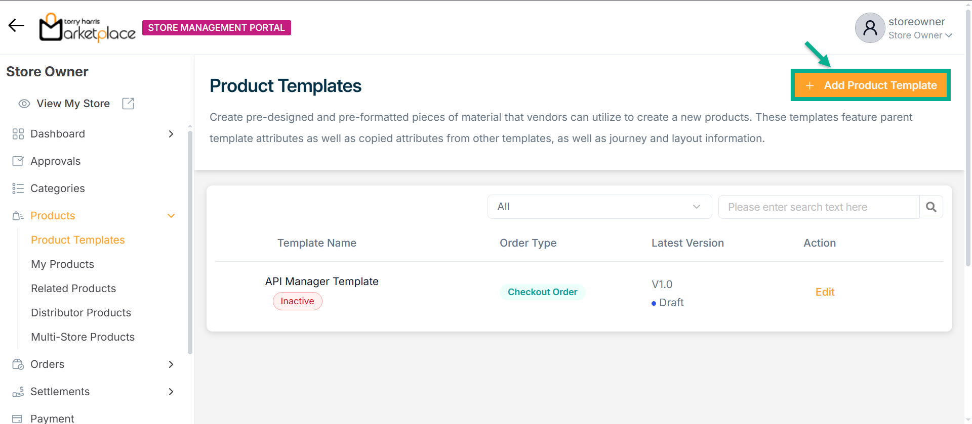 Product Template
