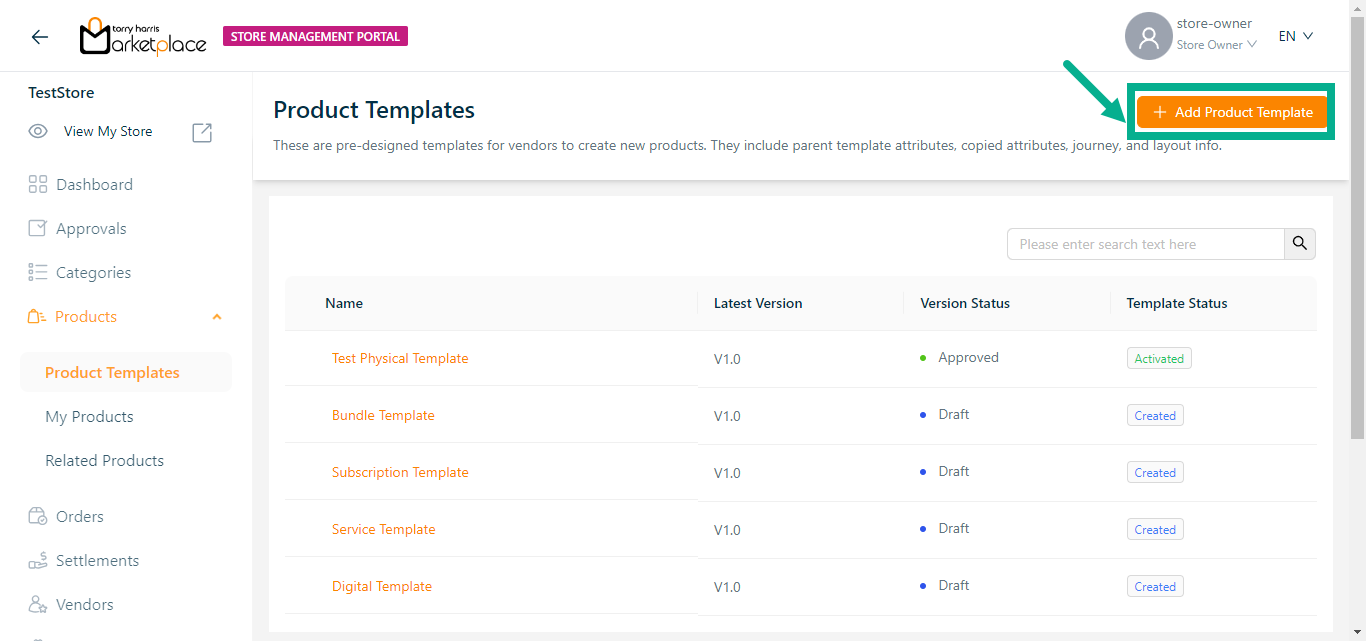 Product Template
