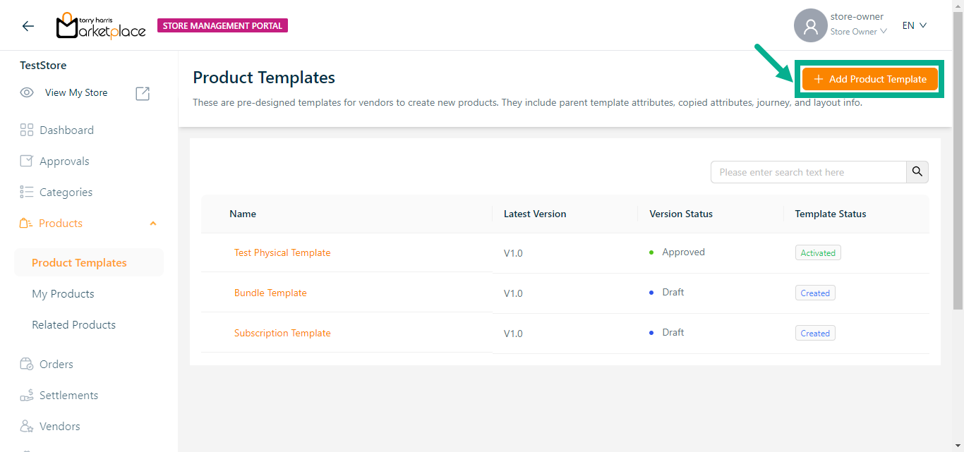 Product Template