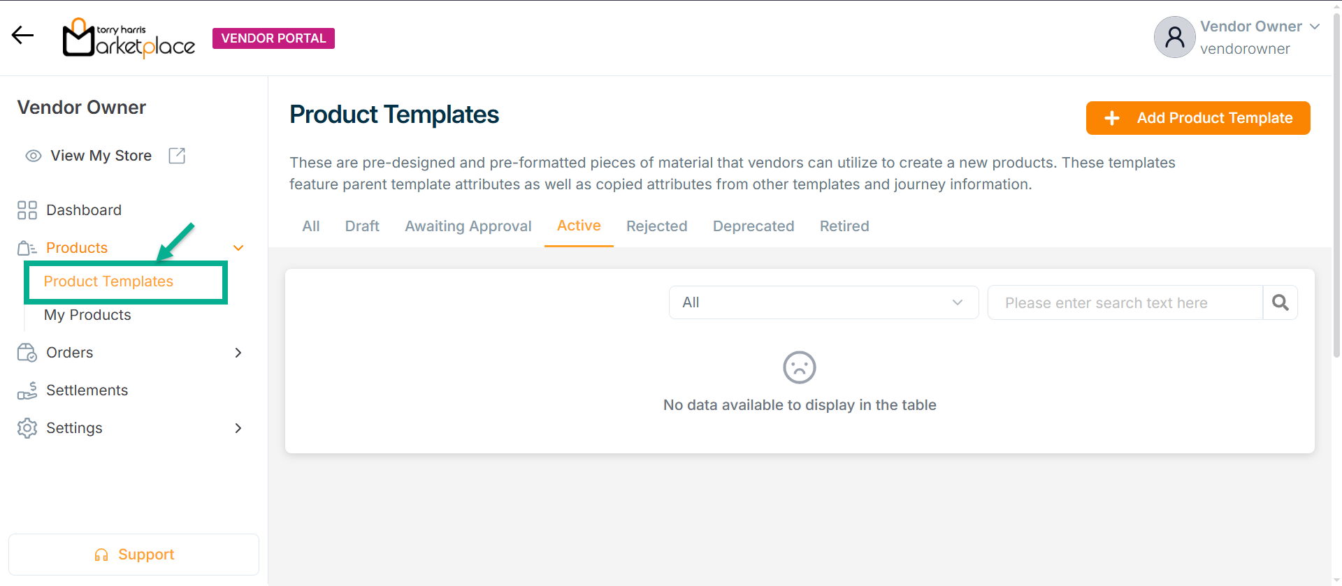 Product Template